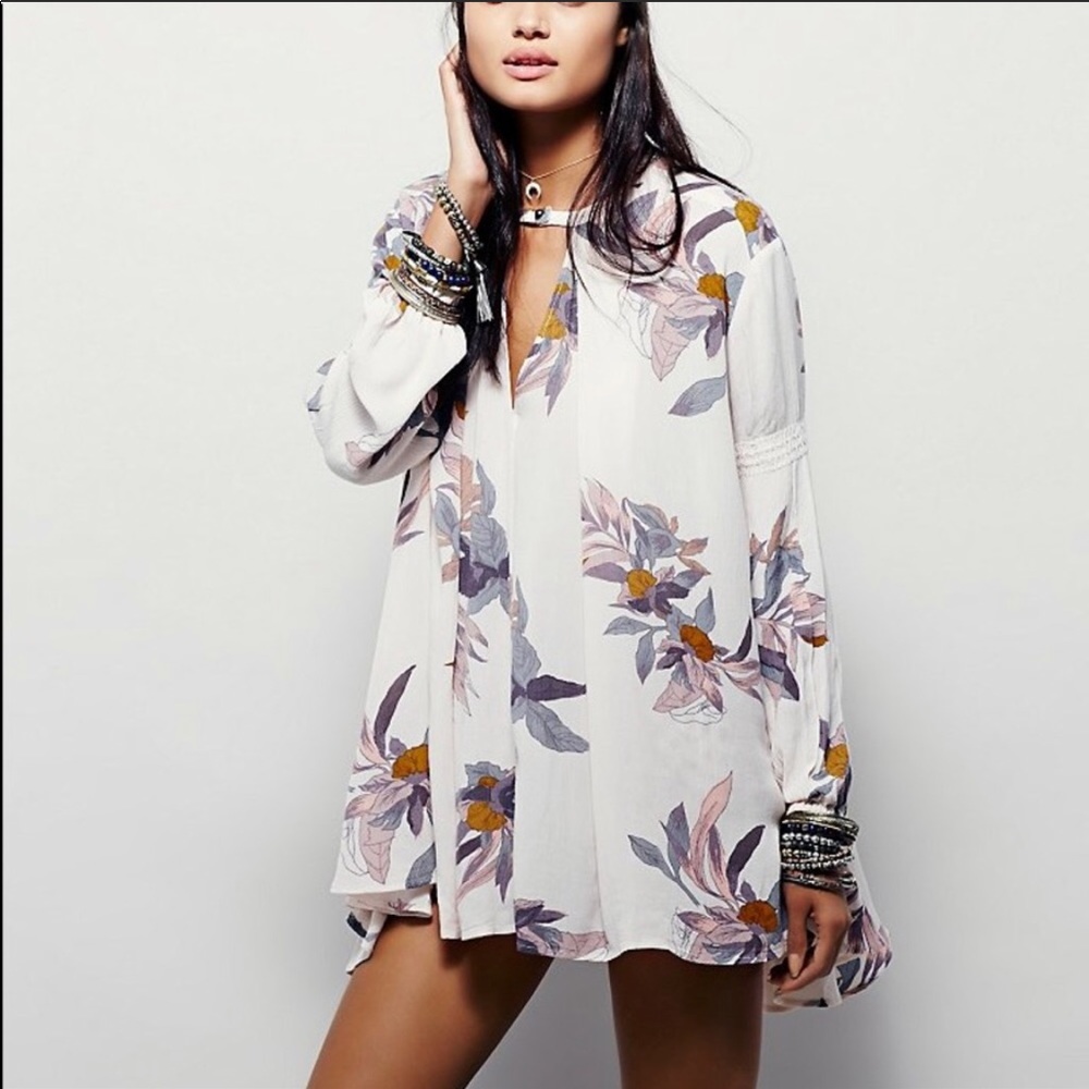 Free People Tree Swing Tunic Size Small